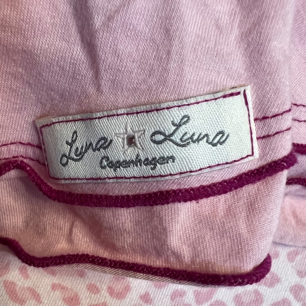Like New {Luna Luna} Open-Back Pink Swing Top Rosette Bloomers Set | Baby 12-18 - Picture 6 of 15